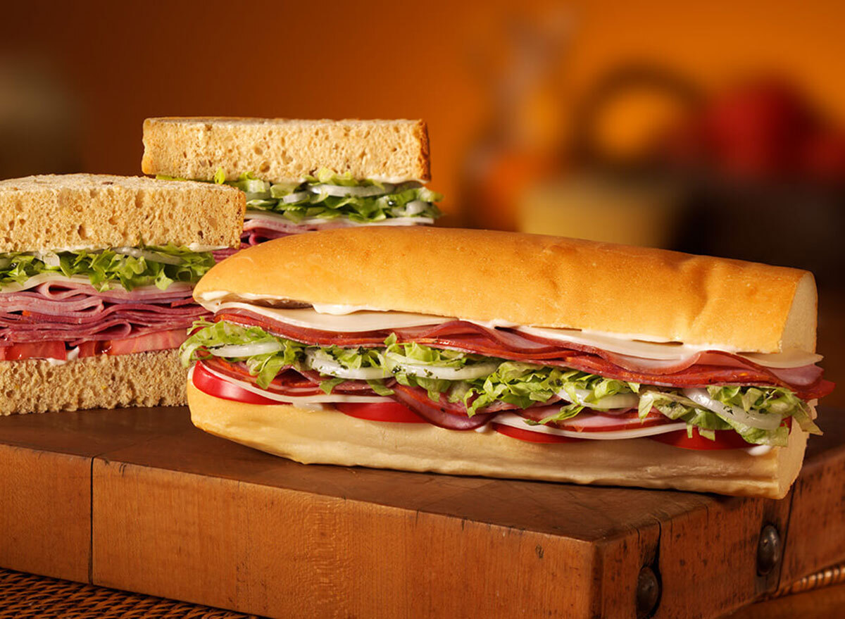 jimmy johns italian night club sub sandwich