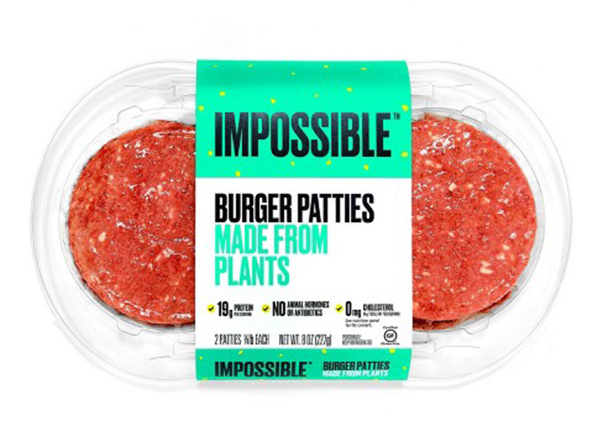 impossible plant based burger patties