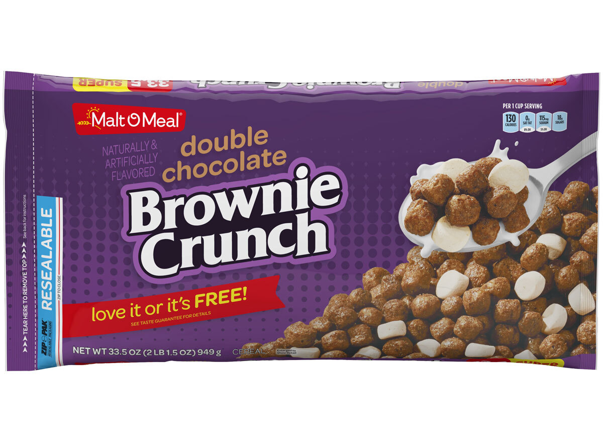 Post malt o meal double chocolate brownie crunch