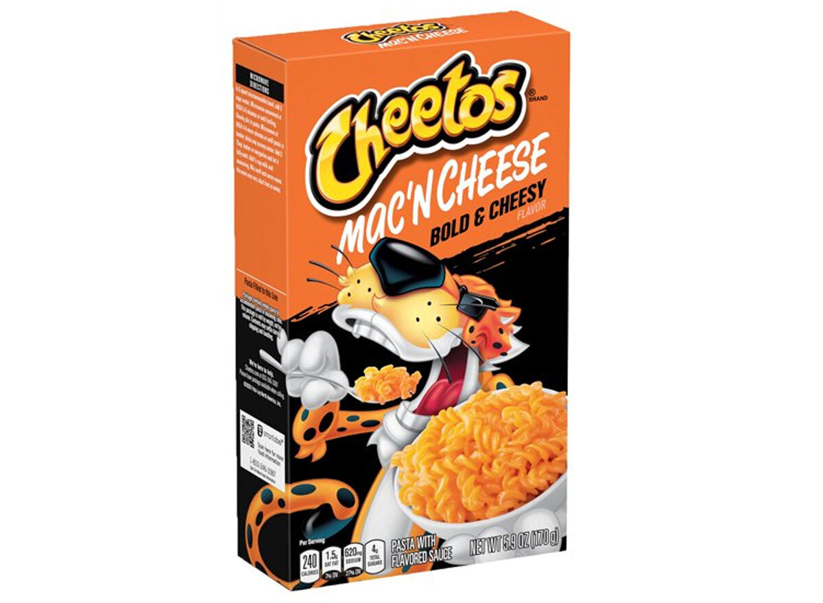 cheetos mac n cheese bold cheesy flavor box