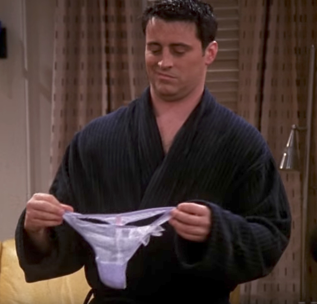 Friends Joey with Women's Underwear Funniest Jokes From Friends