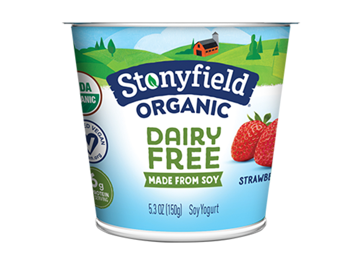 Stonyfield strawberry dairy free yogurt