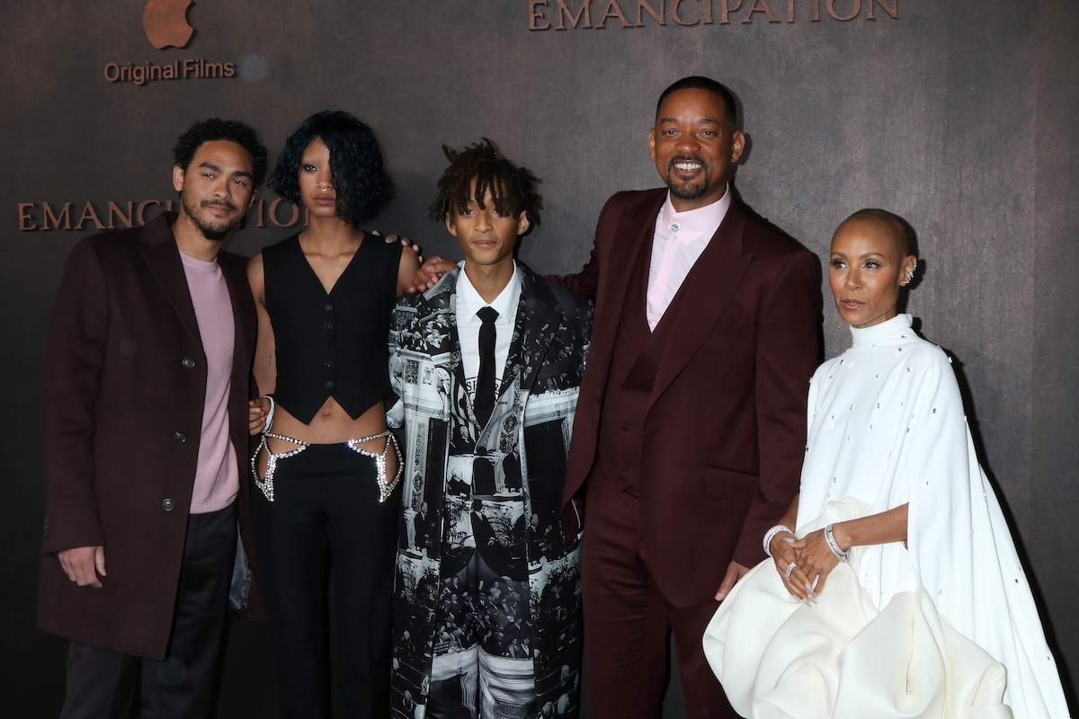 The Smith family at the premiere of 