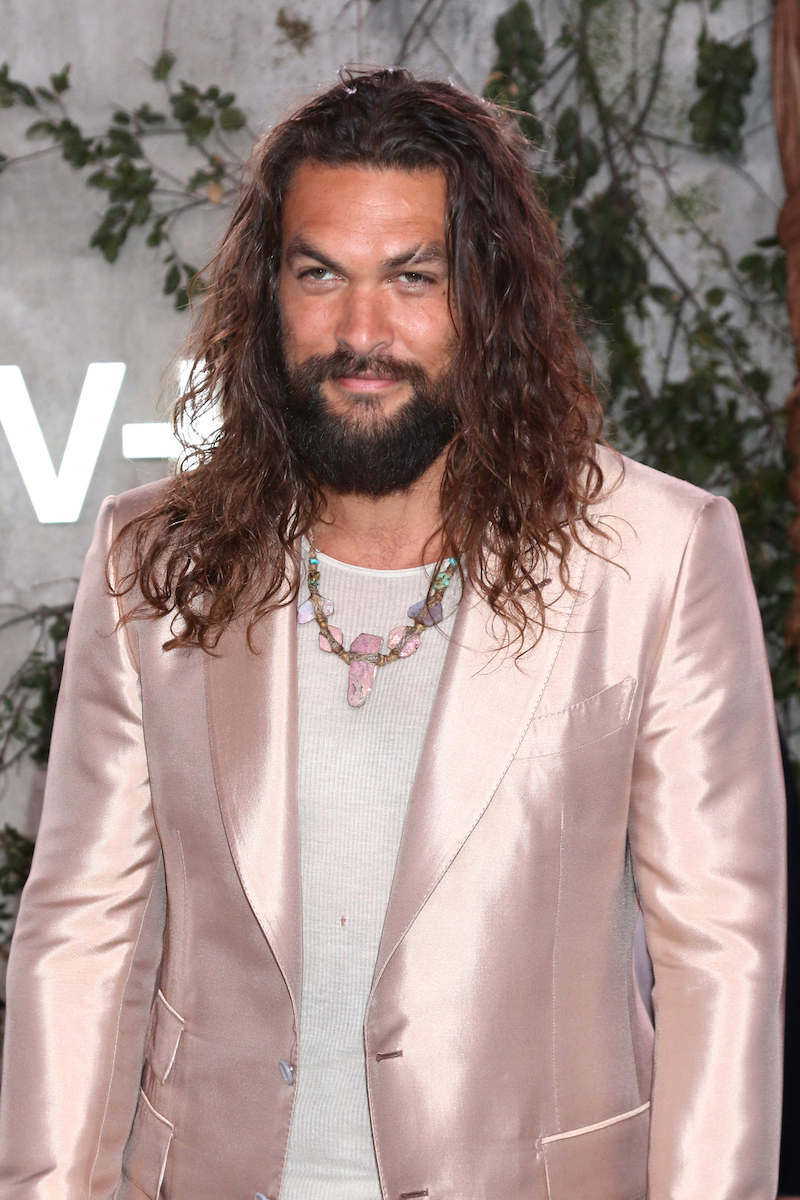 Jason Momoa at the premiere of 