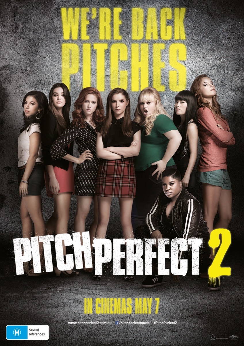 pitch perfect 2 movie poster, movies directed by actors