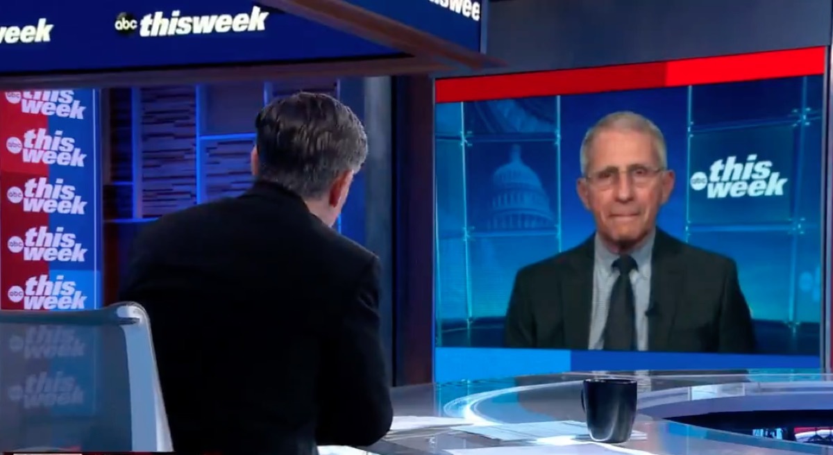 Fauci speaks to Stephanopoulos on ABC's This Week