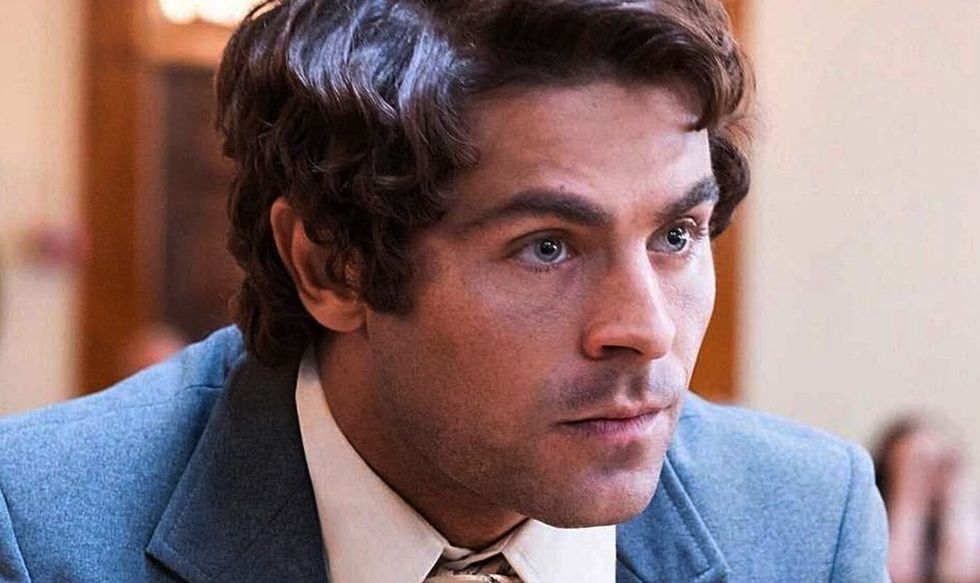 Zac Efron as Ted Bundy in 