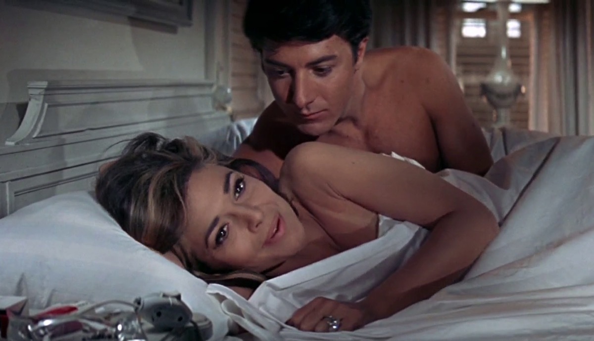 Ben and Mrs. Robinson in bed in The Graduate, things hollywood gets wrong about sex