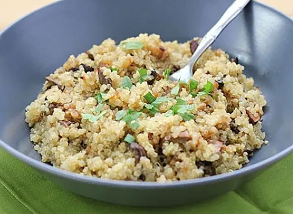 bowl of quinoa pilaf