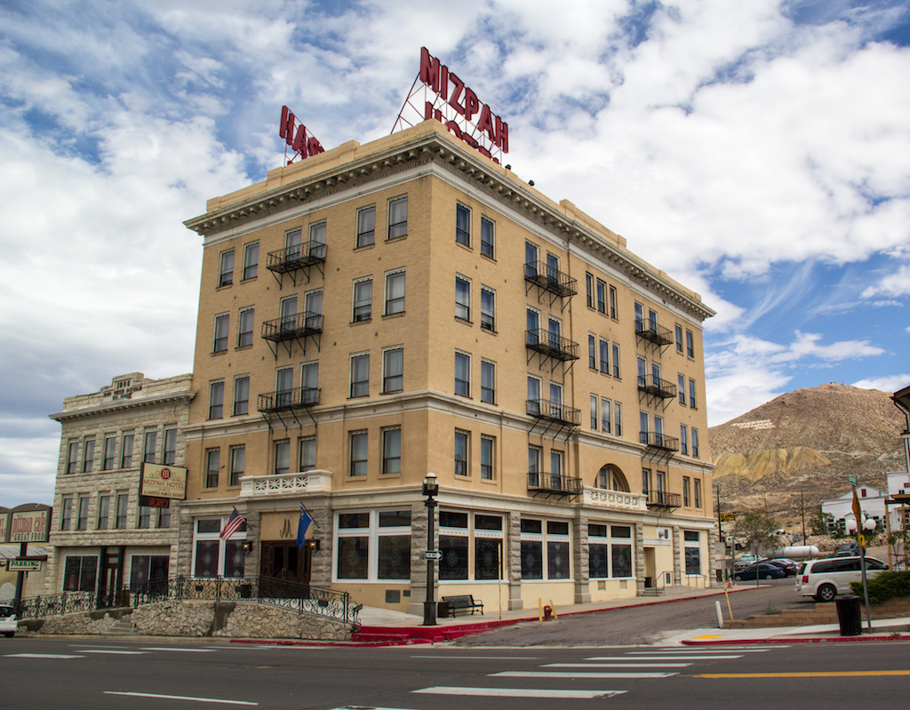 Mizpah Hotel Nevada cursed places in america