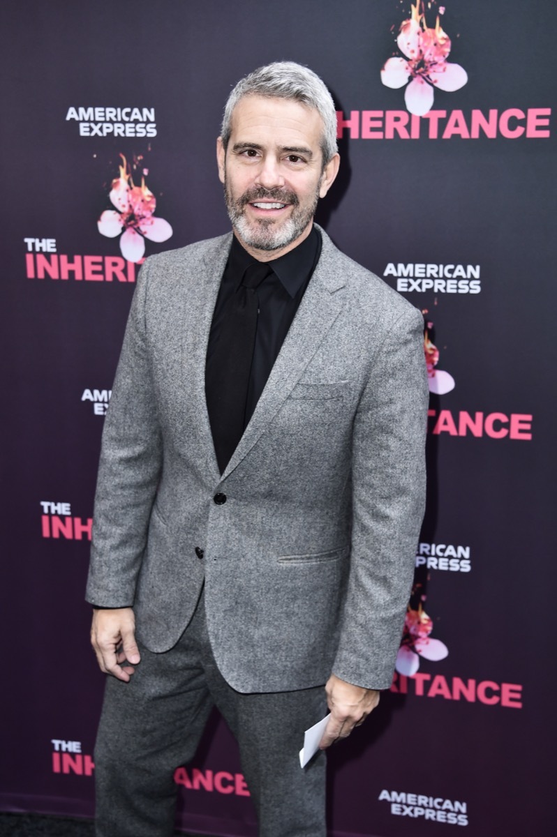 andy cohen on red carpet