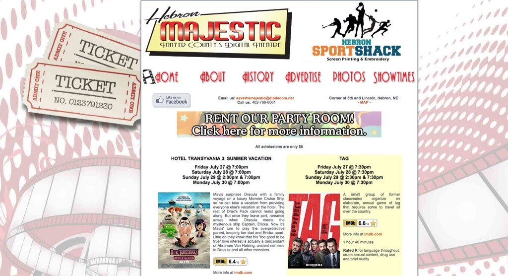 majestic theater website most popular web search in every state
