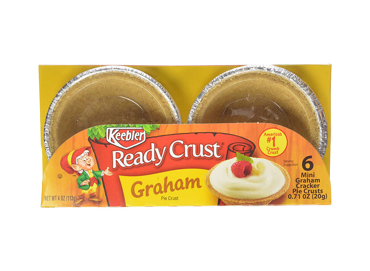 package of keebler mini graham cracker pie crusts