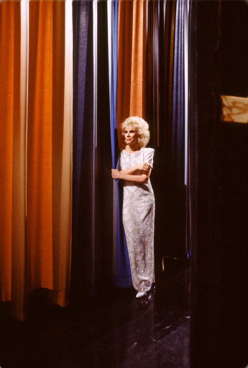 Joan Rivers on the set of 
