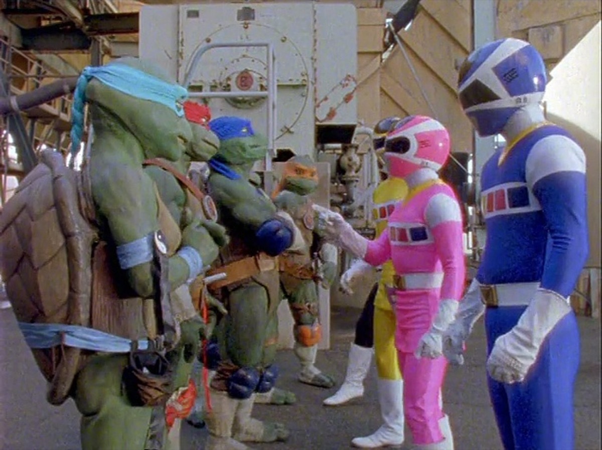 Still from the Power Rangers in Space episode 