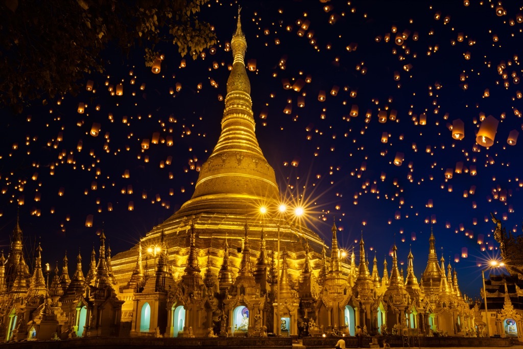 Shwedagon Paya monastery