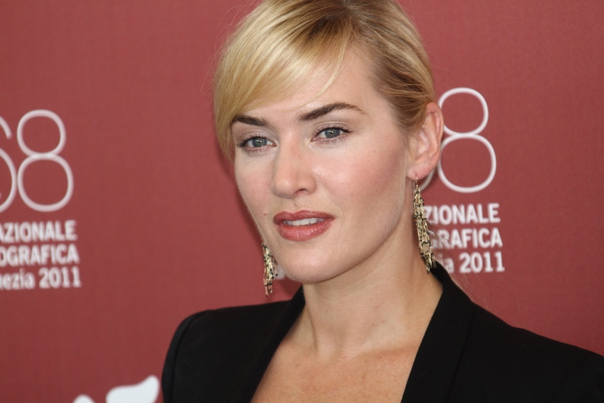 VENICE, ITALY - SEPTEMBER 02: Actress Kate Winslet poses at the 'Mildred Pierce' photocall at the Palazzo del Cinema during the 68th Venice Film Festival on September 2, 2011 in Venice, Italy.