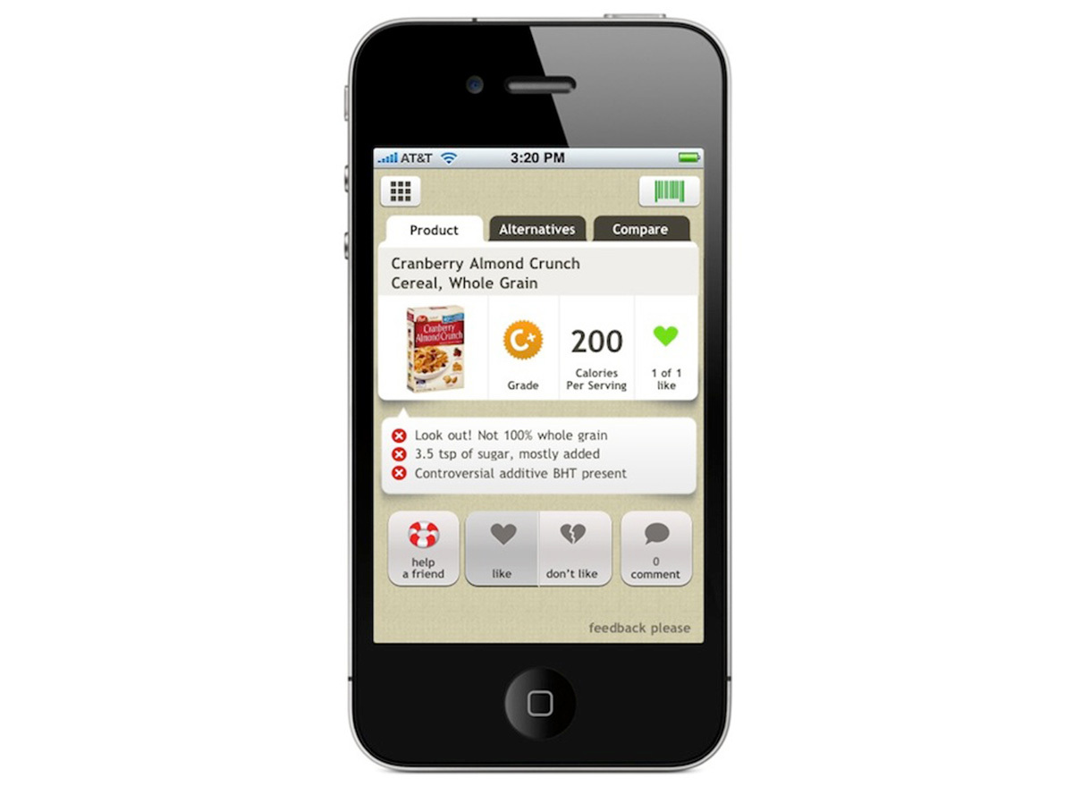 fooducate app on iphone