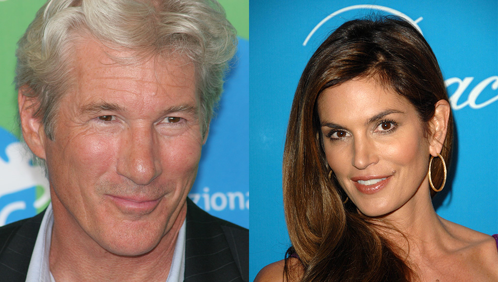 Richard Gere and Cindy Crawford