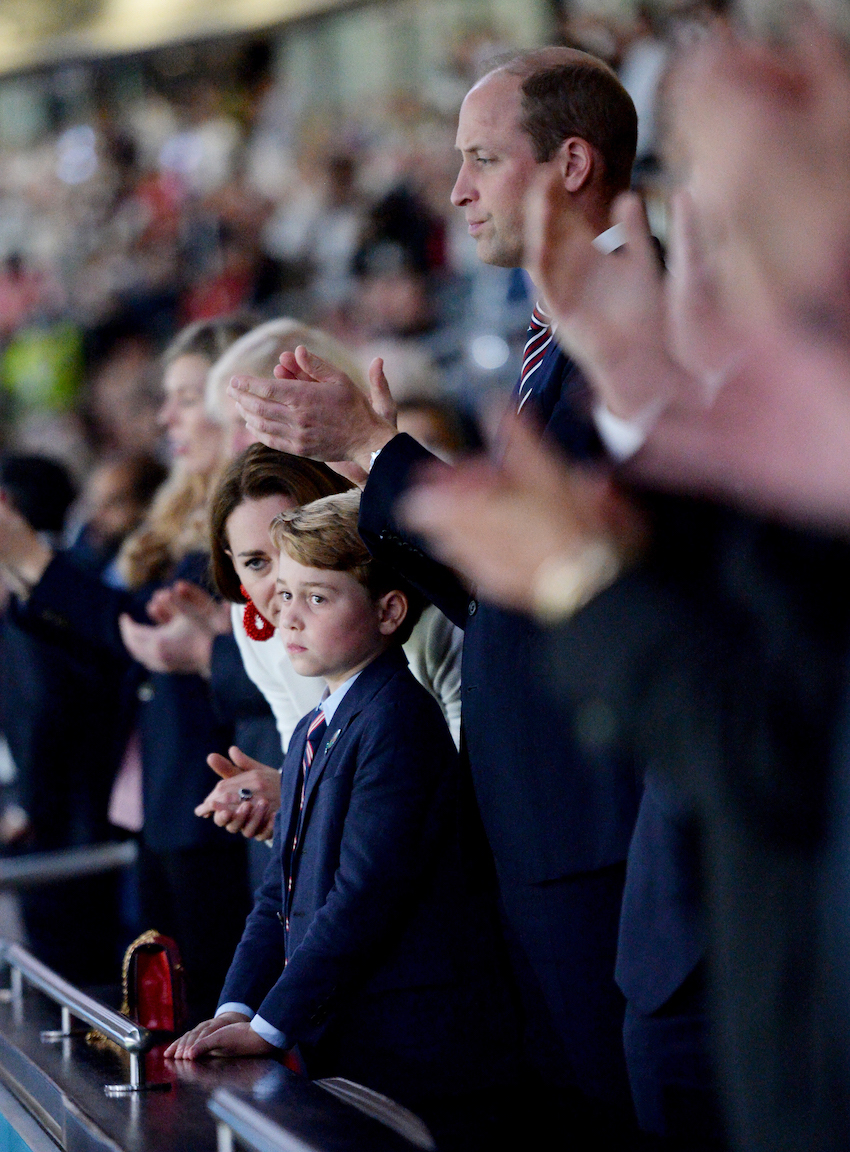 Prince George at the Euro 2020 final in July 2021