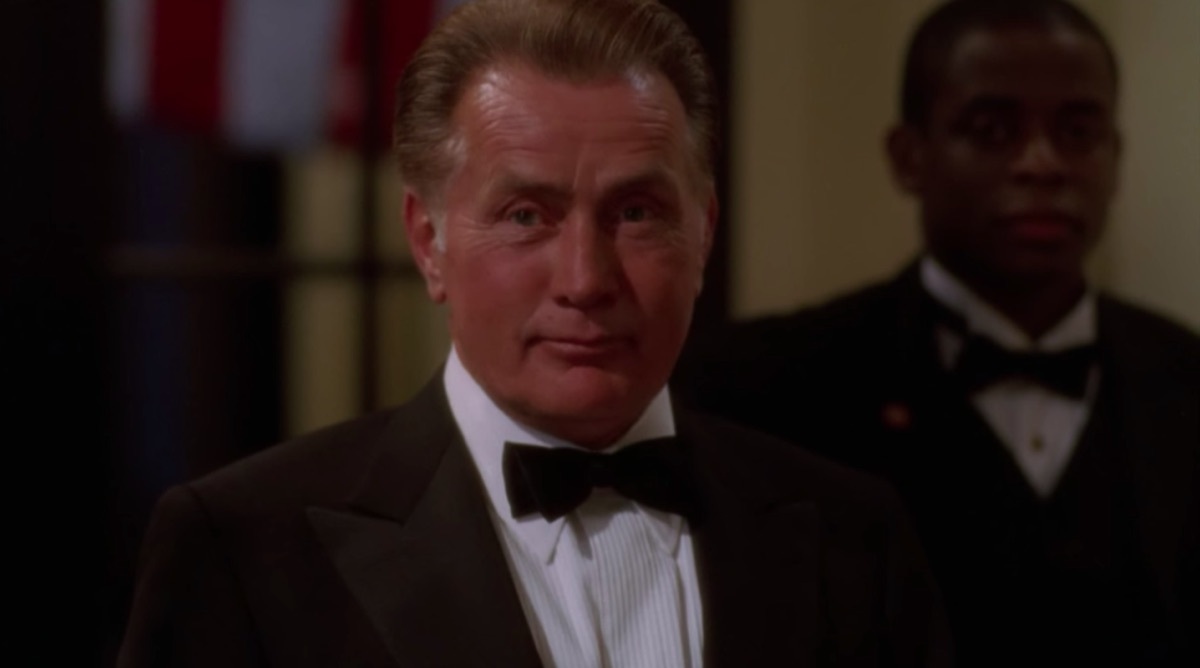 Martin Sheen and Dule Hill in The West Wing