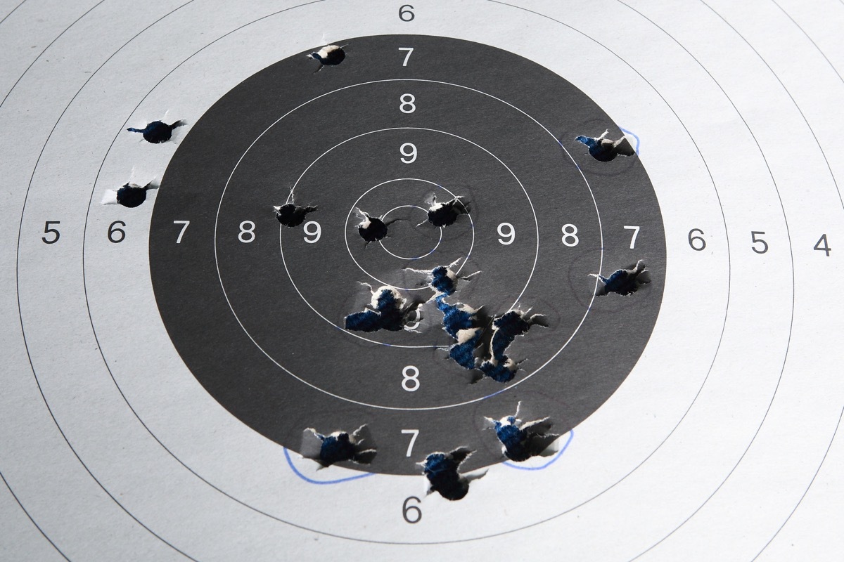 shooting range target, safety tips