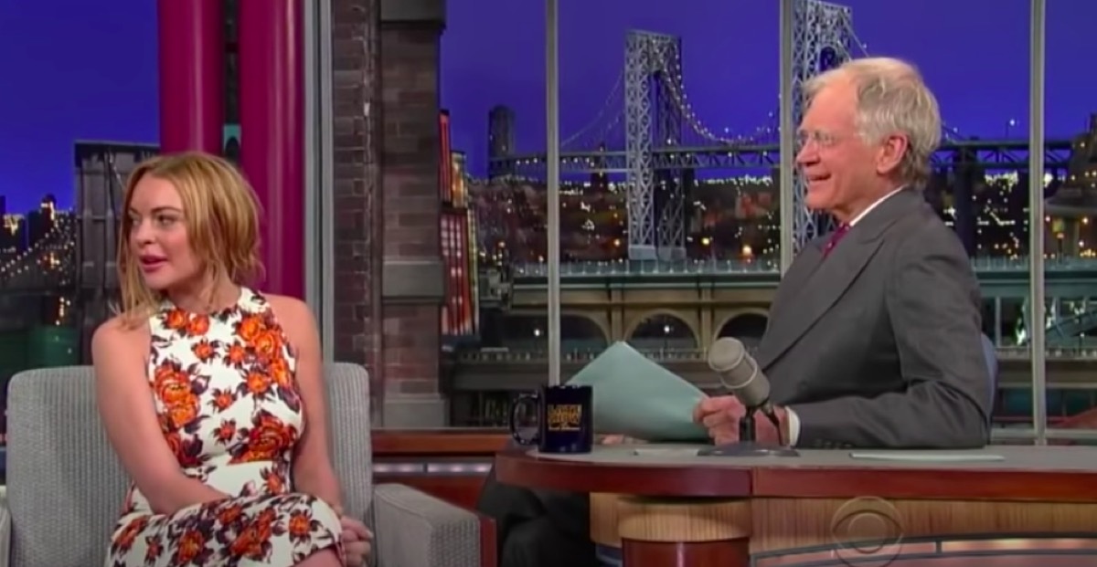Lindsay Lohan interview David Letterman