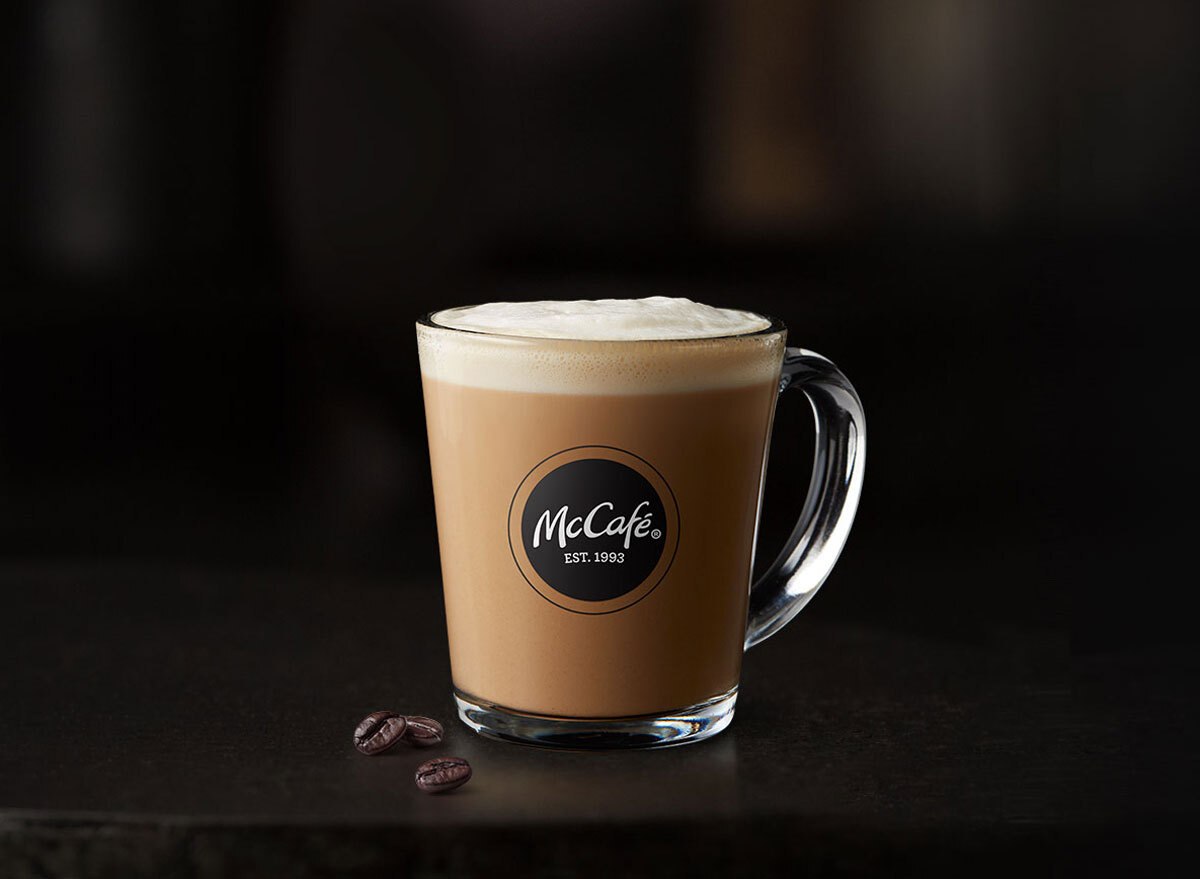 Mcdonalds mccafe latte