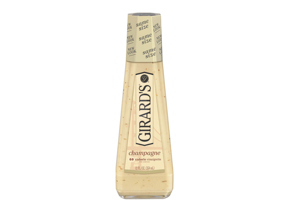 bottle of girards champagne vinaigrette salad dressing
