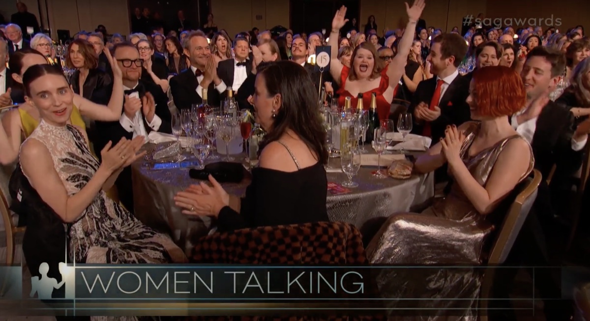 The cast of Women Talking at the SAG Awards