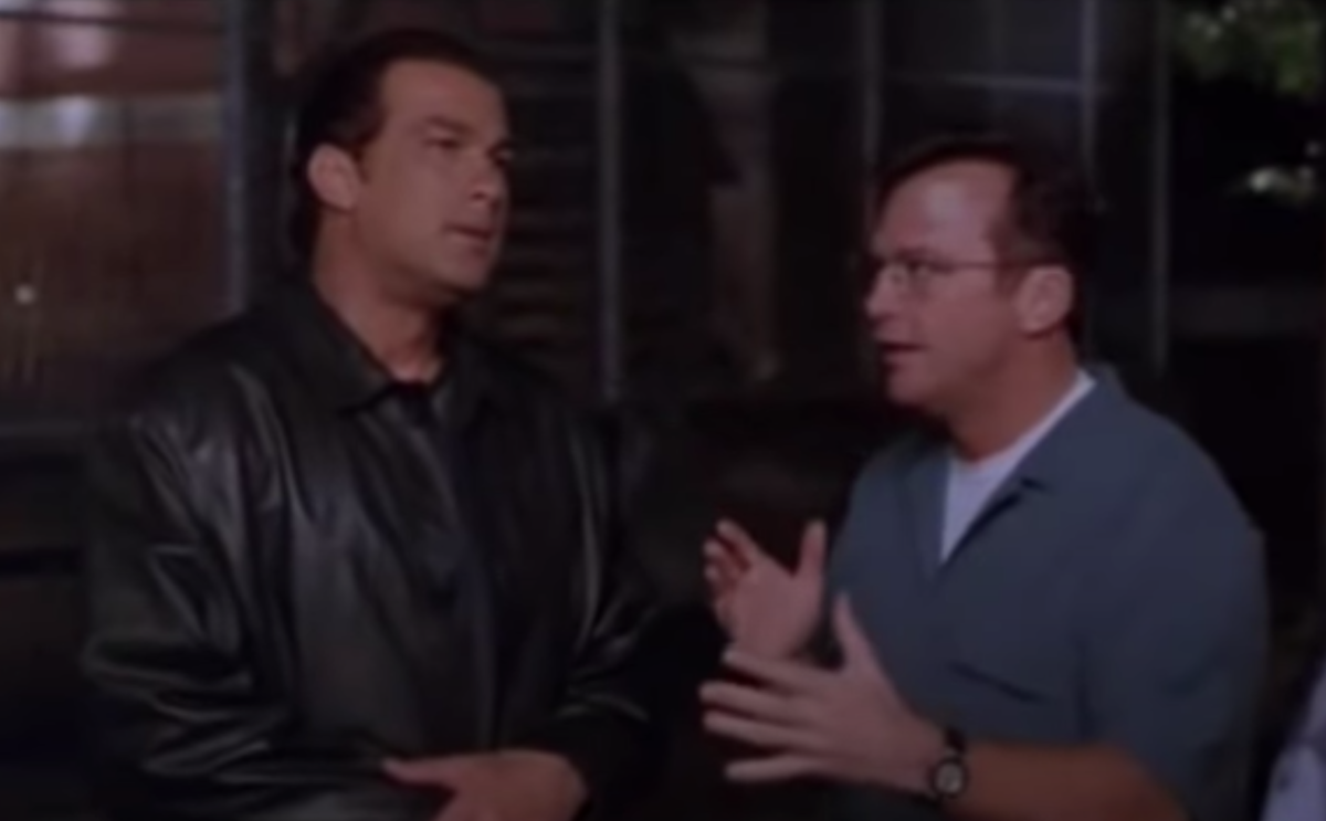 Steven Seagal and Tom Arnold in 