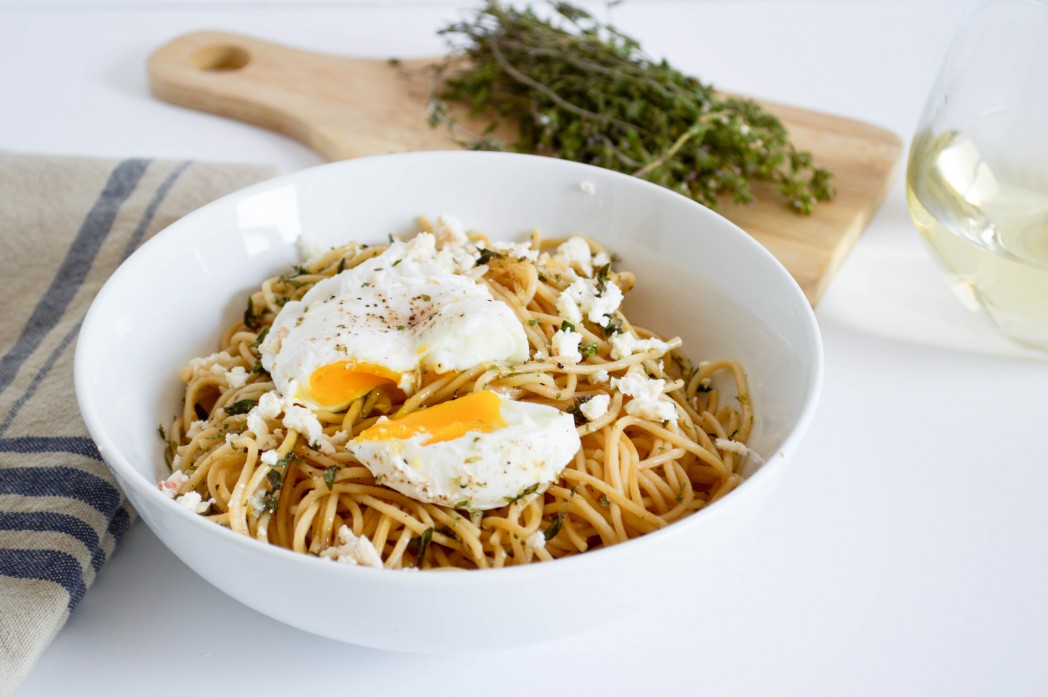 7. Spaghetti With Herbs and Eggs