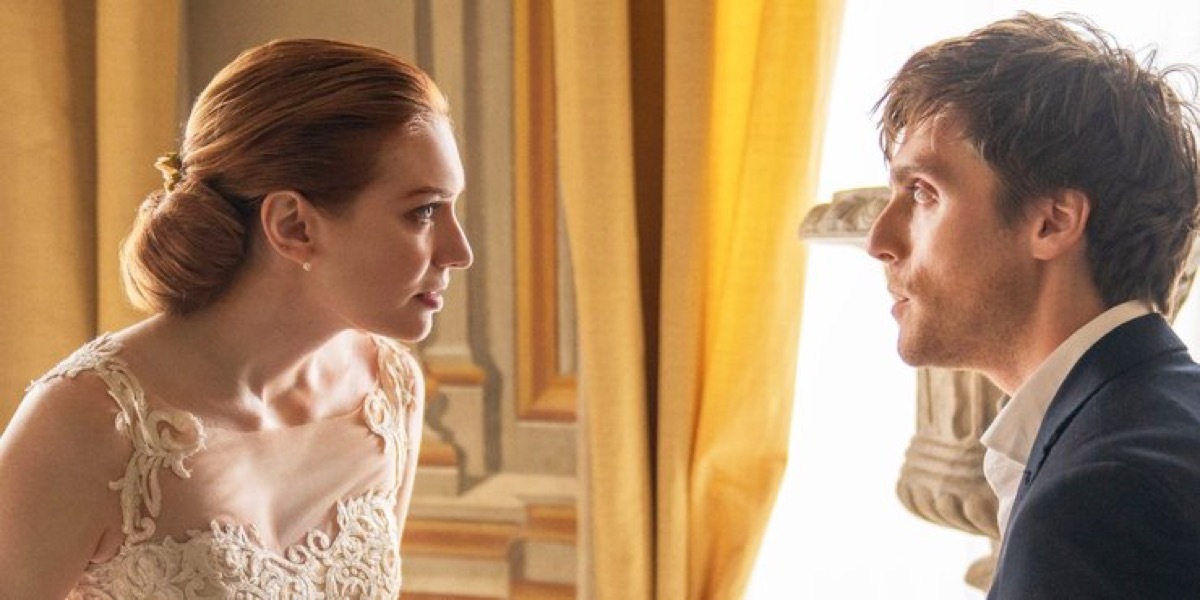 Eleanor Tomlinson and Jack Farthing in Love Wedding Repeat